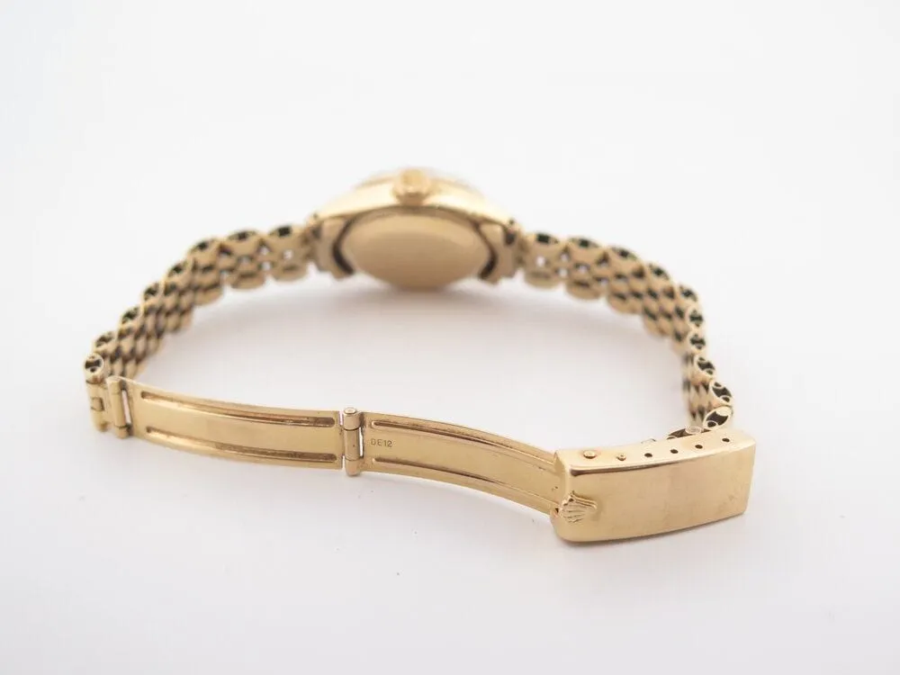 vintage montre ROLEX oyster perpetual lady date or 24 mm auto sold by 58 Facettes product image thumbnail 4