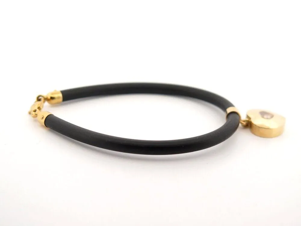 bracelet CHOPARD coeur happy cordon 16 diamant or sold by 58 Facettes product image thumbnail 3