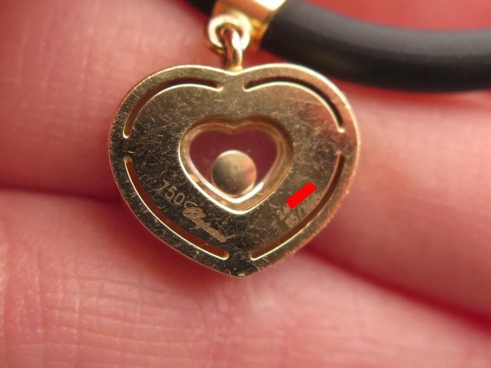 bracelet CHOPARD coeur happy cordon 16 diamant or sold by 58 Facettes product image thumbnail 5