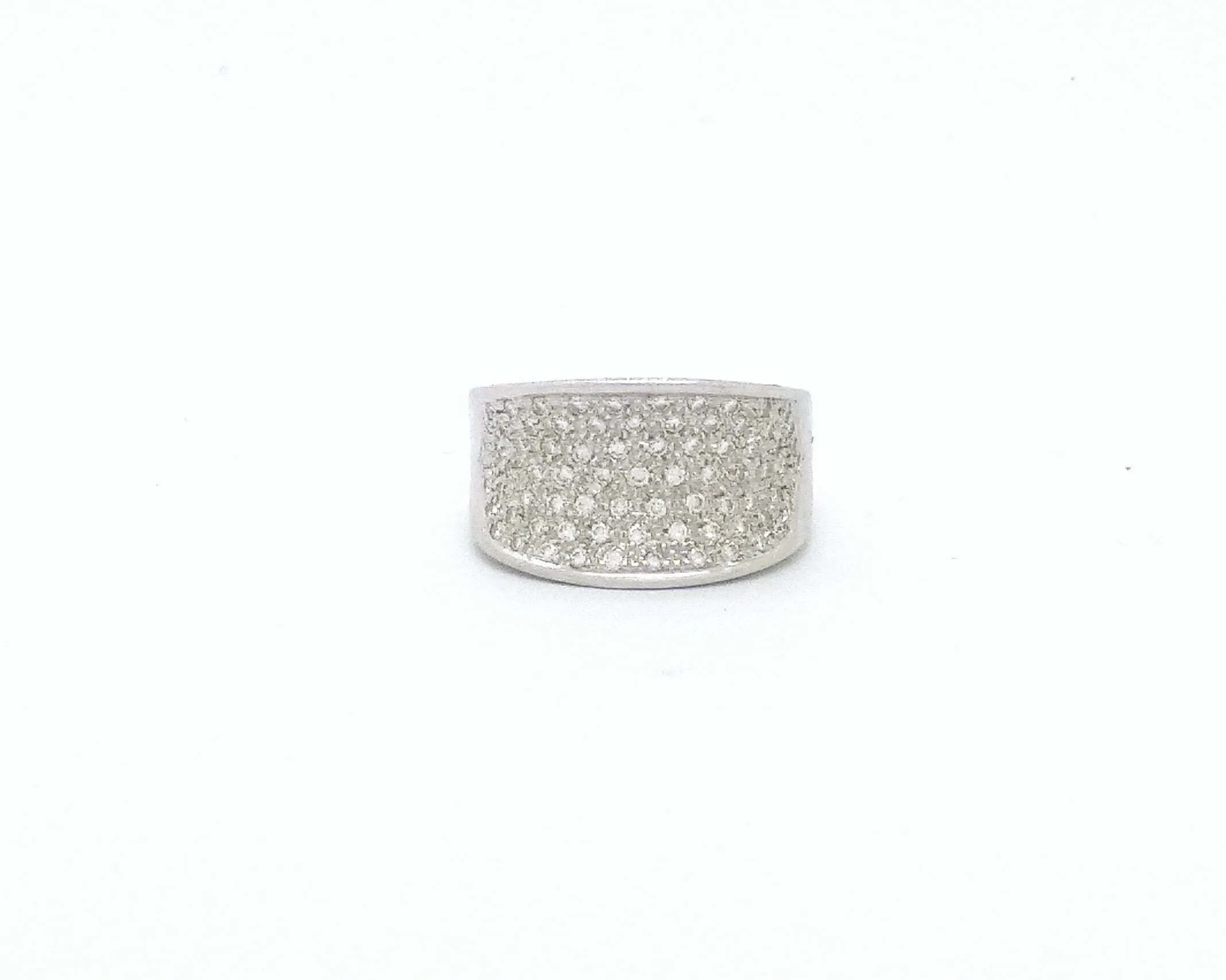 BAGUE EN OR BLANC ET DIAMANTS sold by 58 Facettes