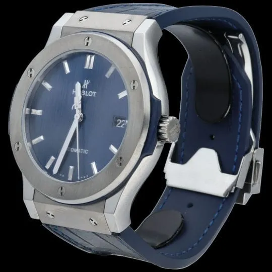 Hublot Montre Classic Fusion 45 Blue sold by 58 Facettes product image thumbnail 3