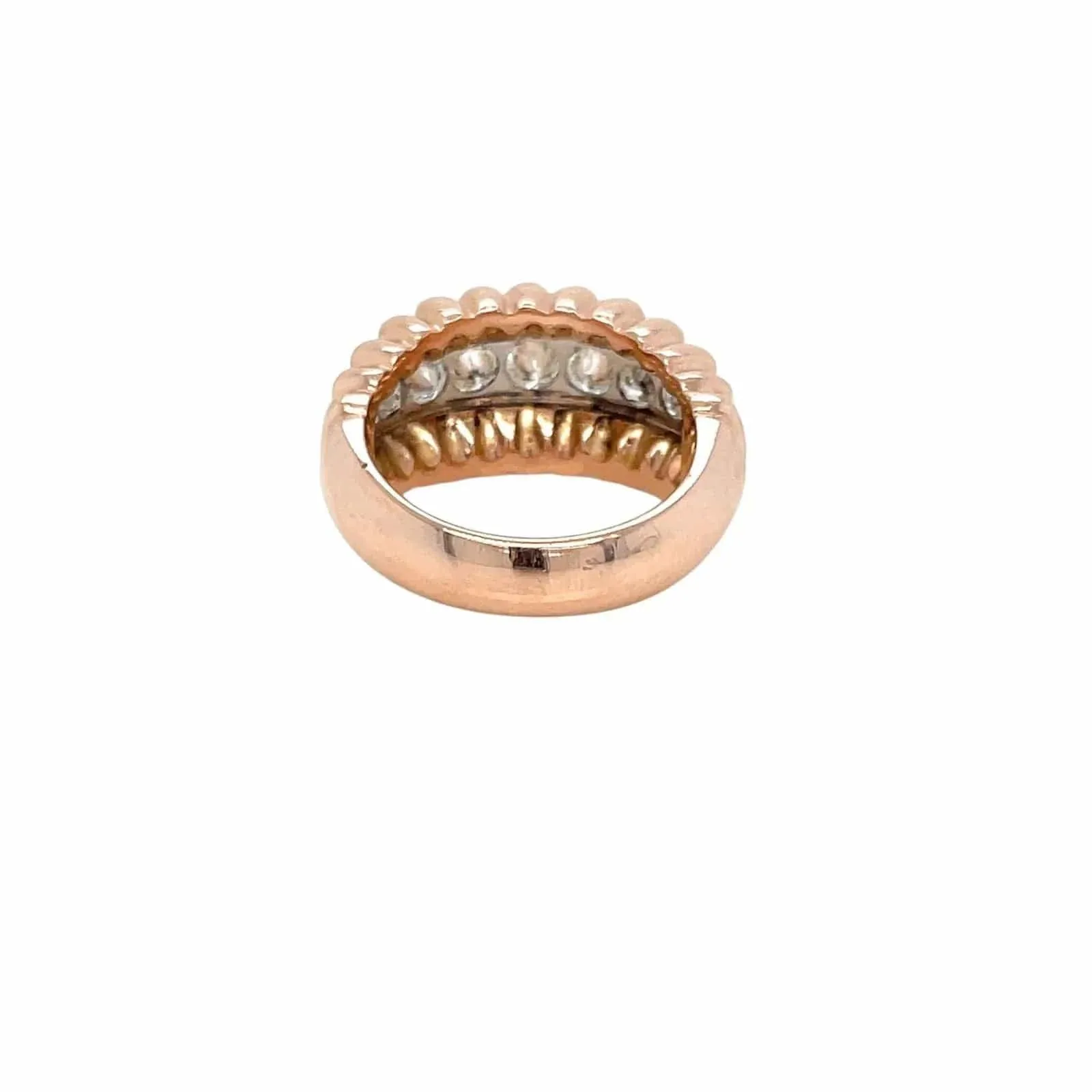 Art Deco 1.50 Carat Diamond Gold Band Ring sold by 58 Facettes product image thumbnail 4