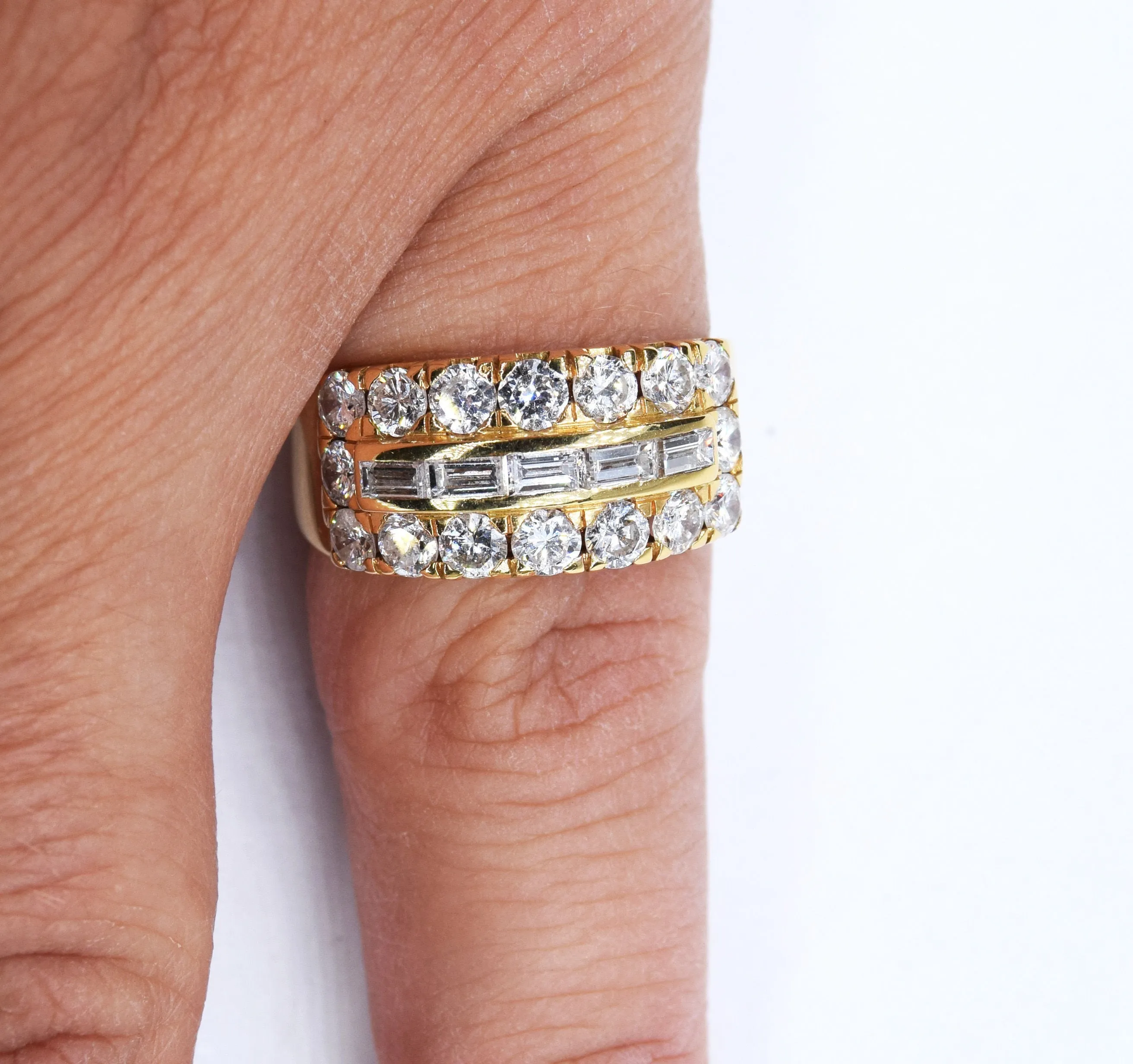 Bague bande de diamants sold by 58 Facettes product image thumbnail 2