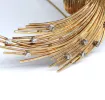 Broche vintage or jaune diamants saphirs sold by 58 Facettes