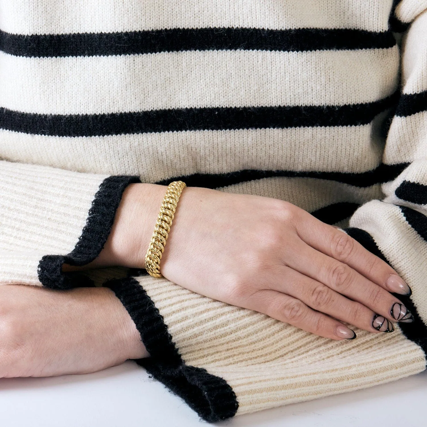 Bracelet maille americaine sold by 58 Facettes product image thumbnail 3