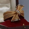 Bracelet en or jaune et platine avec Diamants vers 1950. sold by 58 Facettes