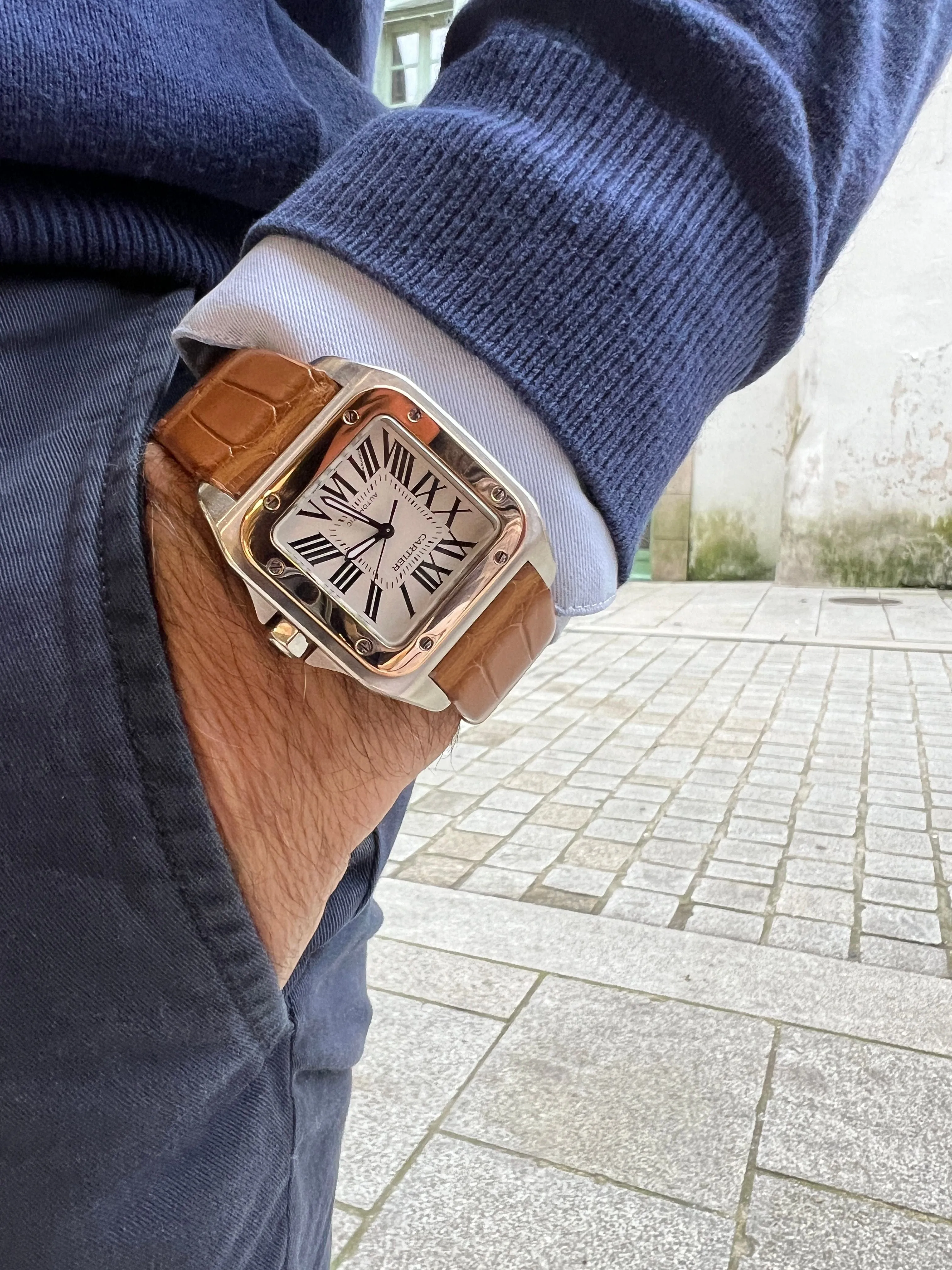 CARTIER - Santos 100 Watch sold by 58 Facettes product image thumbnail 2