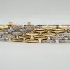 Bracelet or blanc et jaune sertie de diamants sold by 58 Facettes