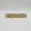 Bracelet or blanc et jaune sertie de diamants sold by 58 Facettes