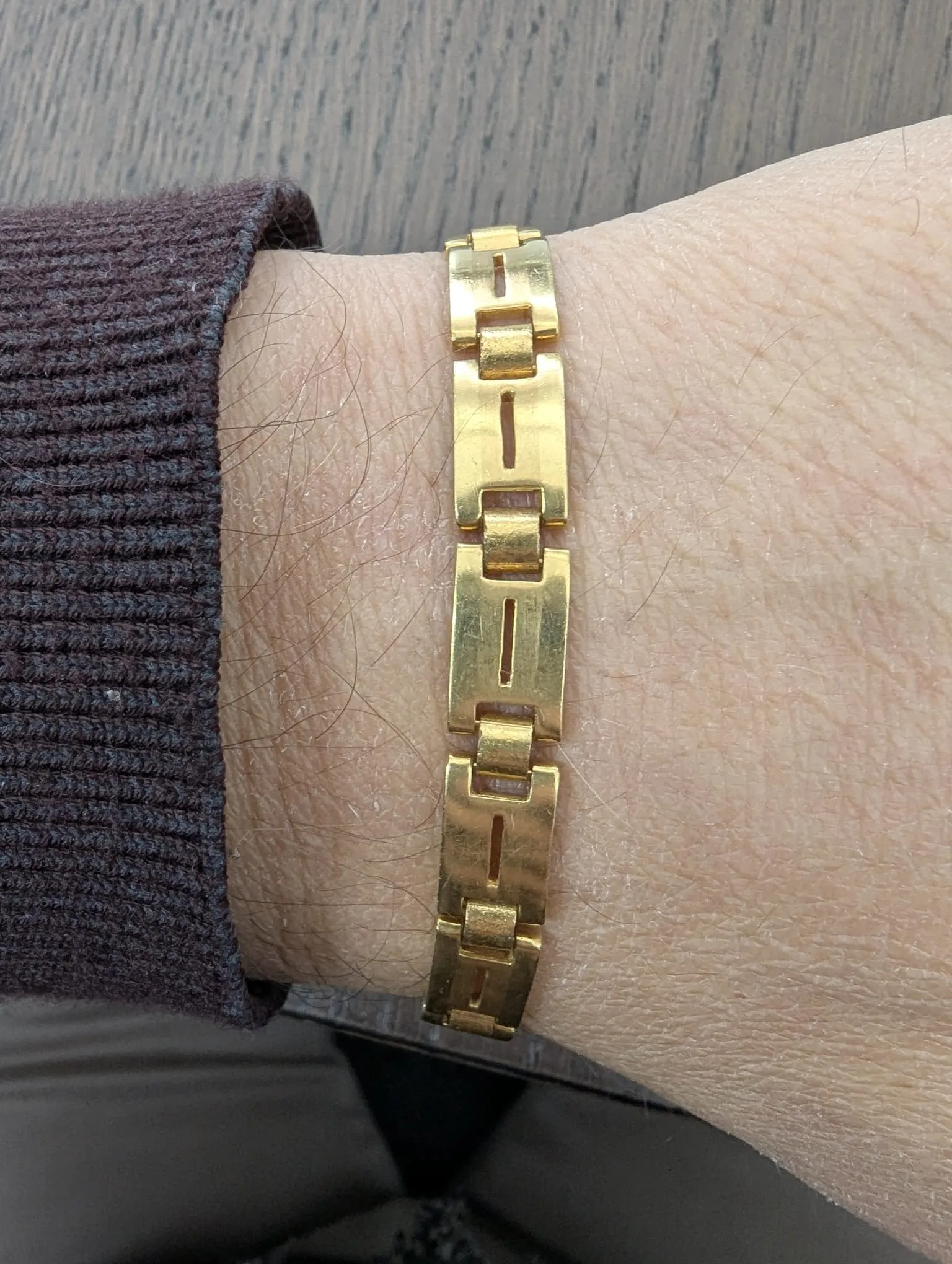 Bracelet en or jaune 14 ct sold by 58 Facettes product image thumbnail 2