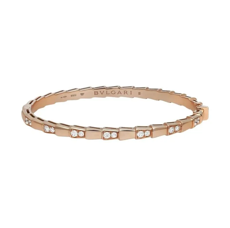 Bulgari - Bracelet Serpenti Viper Or Rose Diamant sold by 58 Facettes