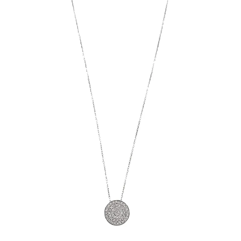 VANESSA TUGENDHAFT - Collier et pendentif en or blanc et diamants sold by 58 Facettes