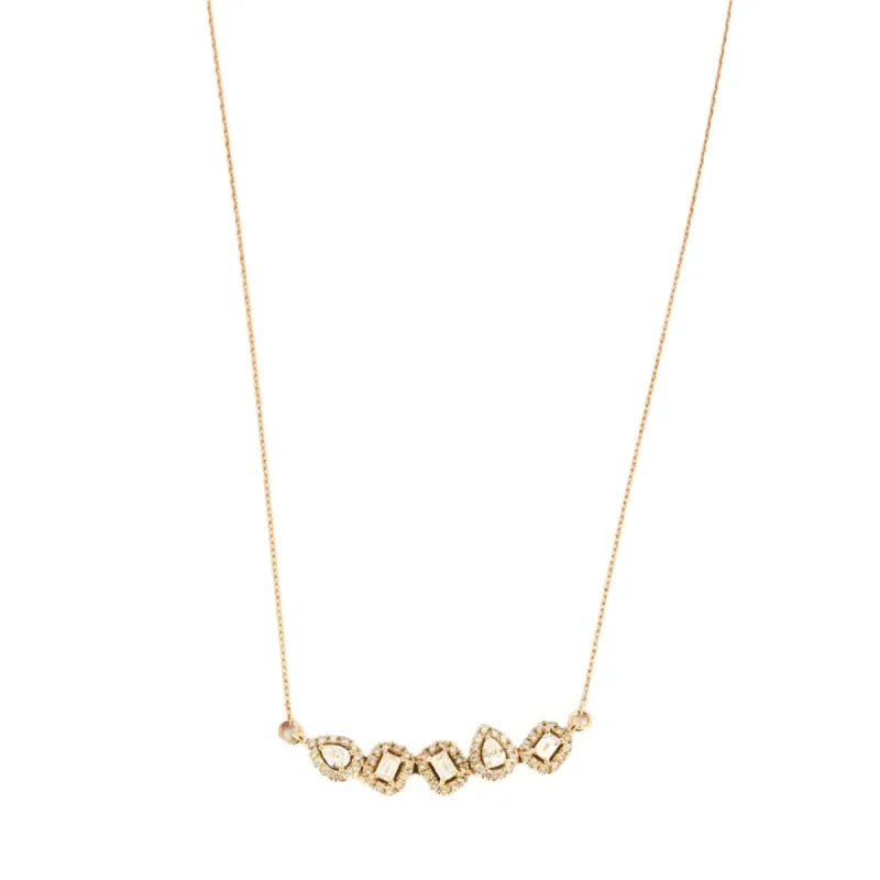 Collier et pendentif en or rose et diamants sold by 58 Facettes