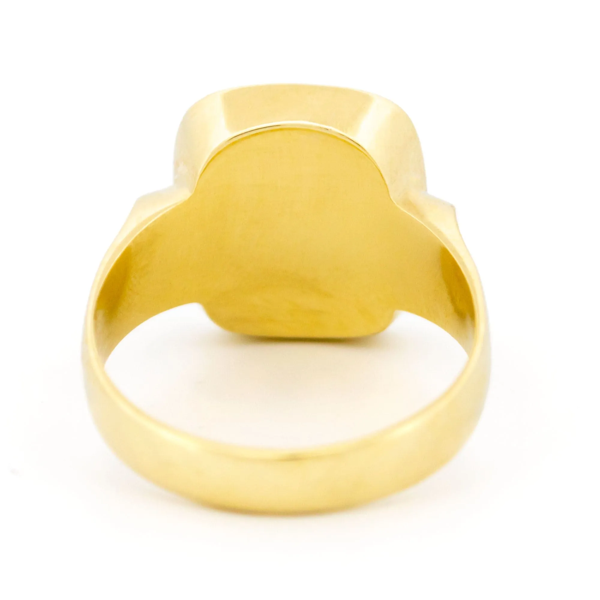 Chevalière armoriée en or jaune et cornaline sold by 58 Facettes product image thumbnail 5