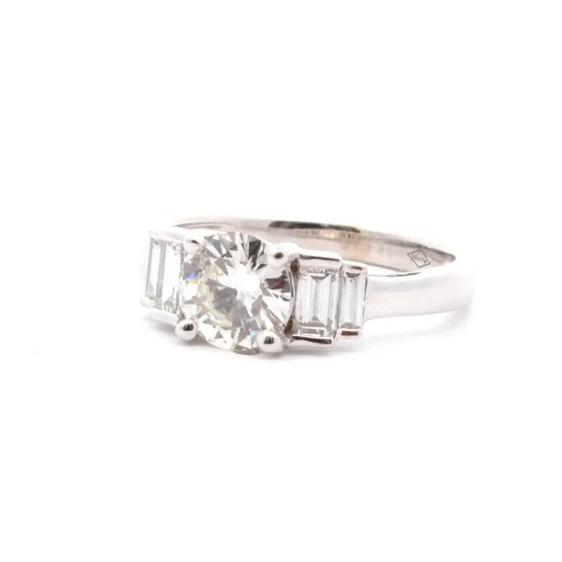 Bague or blanc diamant 0,99ct I/VS1 sold by 58 Facettes