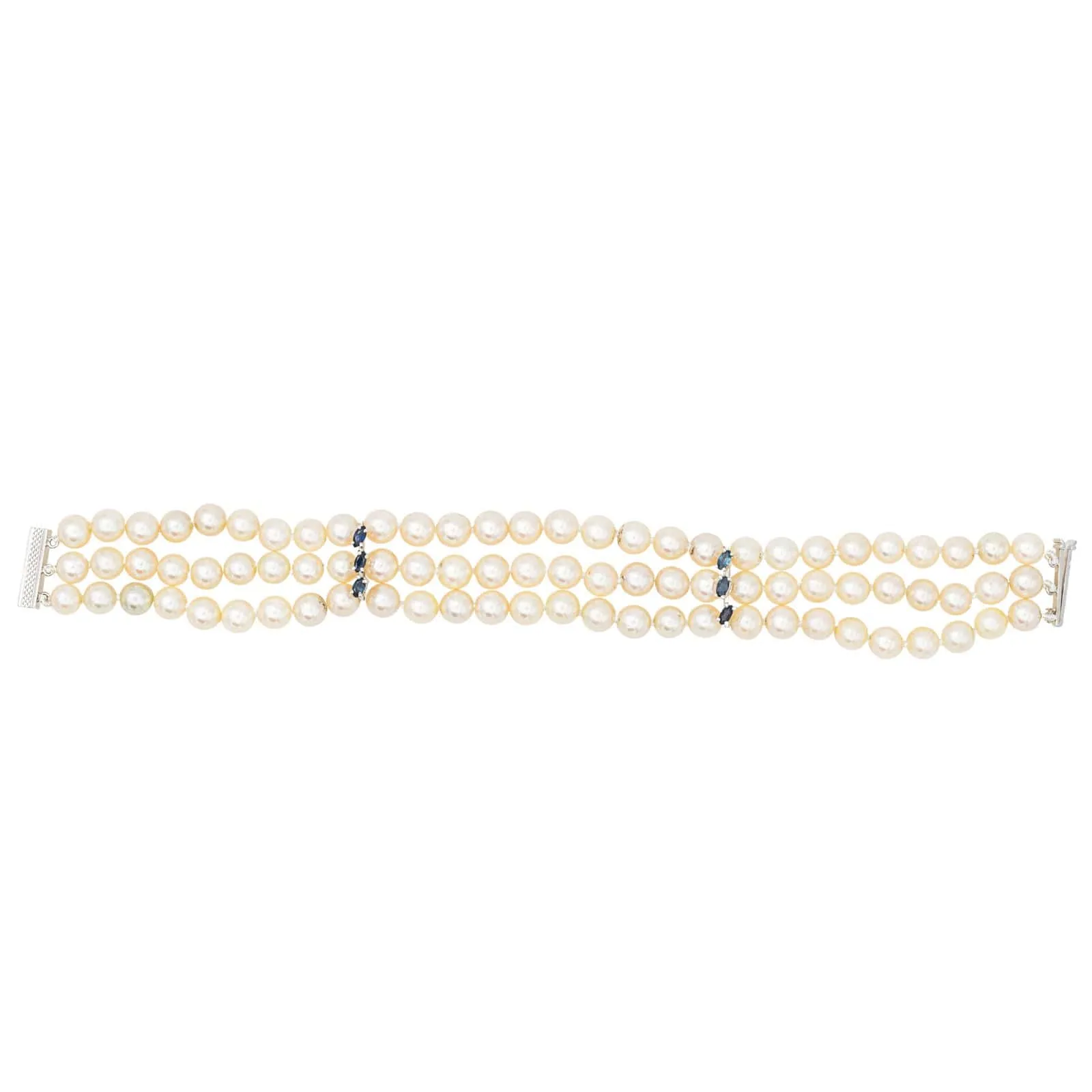 Bracelet Perles Or blanc Perle sold by 58 Facettes