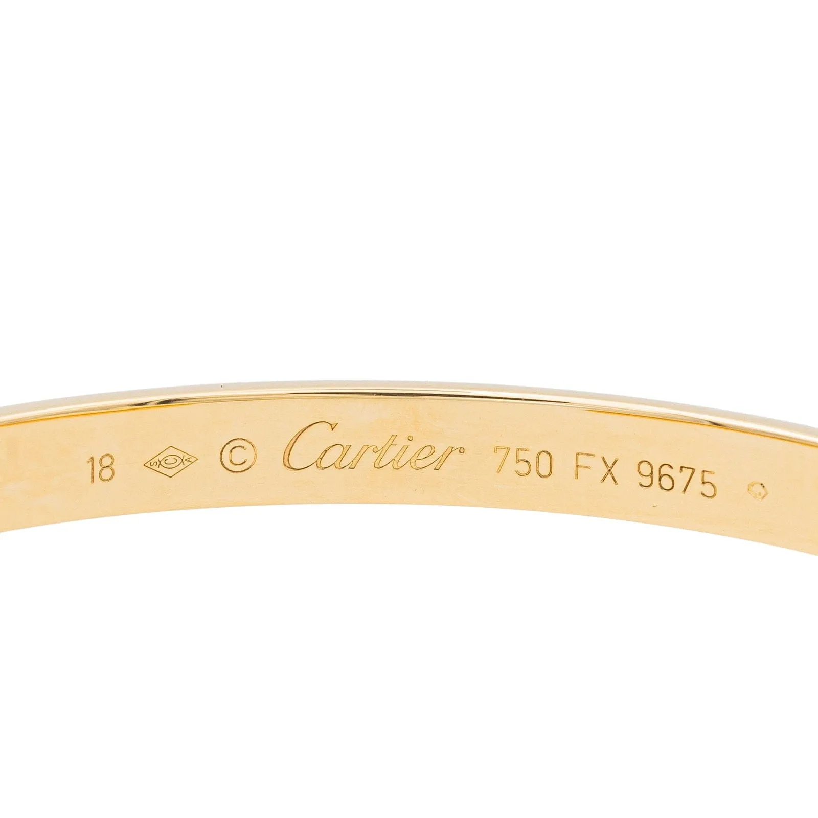 Cartier Bracelet Jonc Love Or jaune sold by 58 Facettes product image thumbnail 4