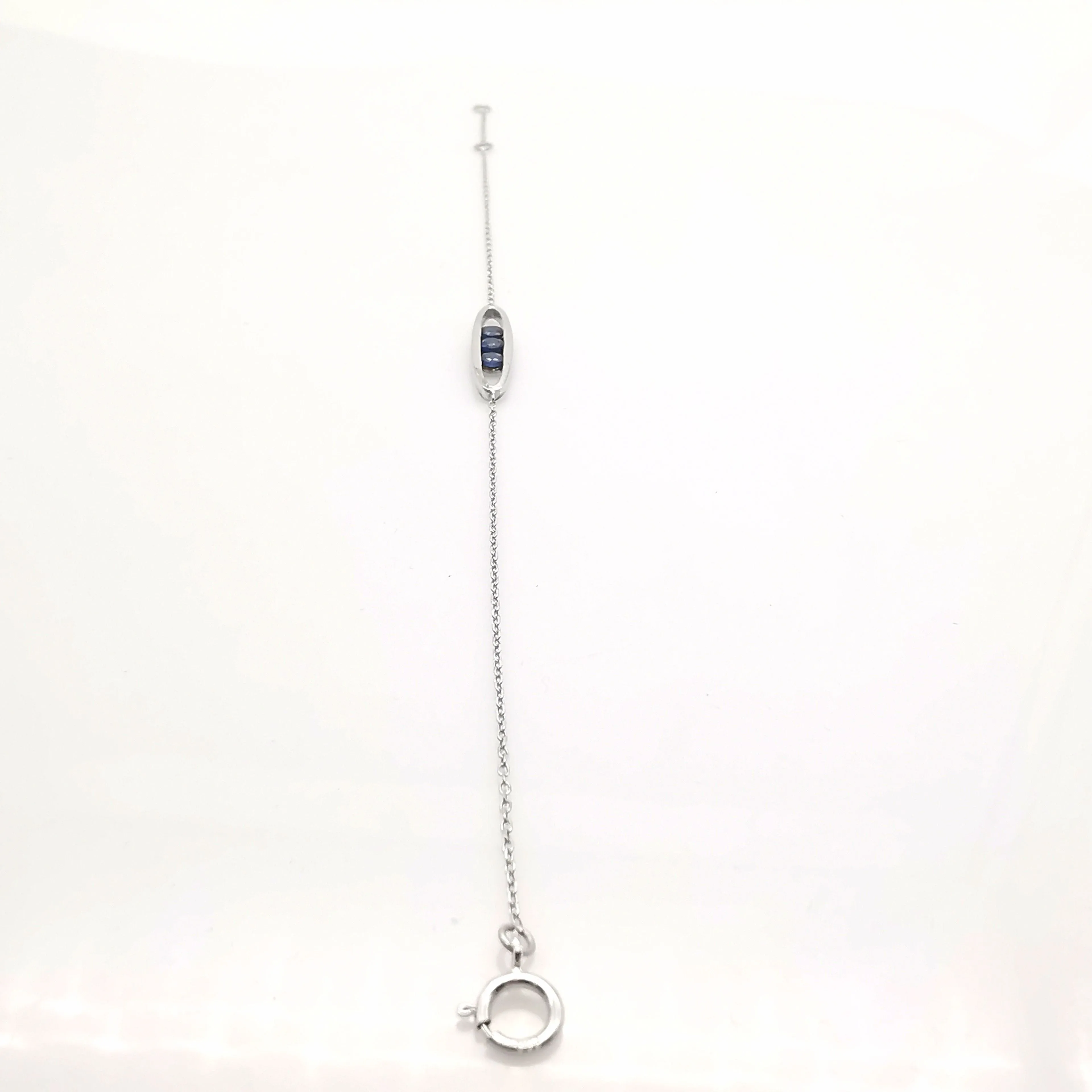 Bracelet or blanc saphirs sold by 58 Facettes product image thumbnail 4