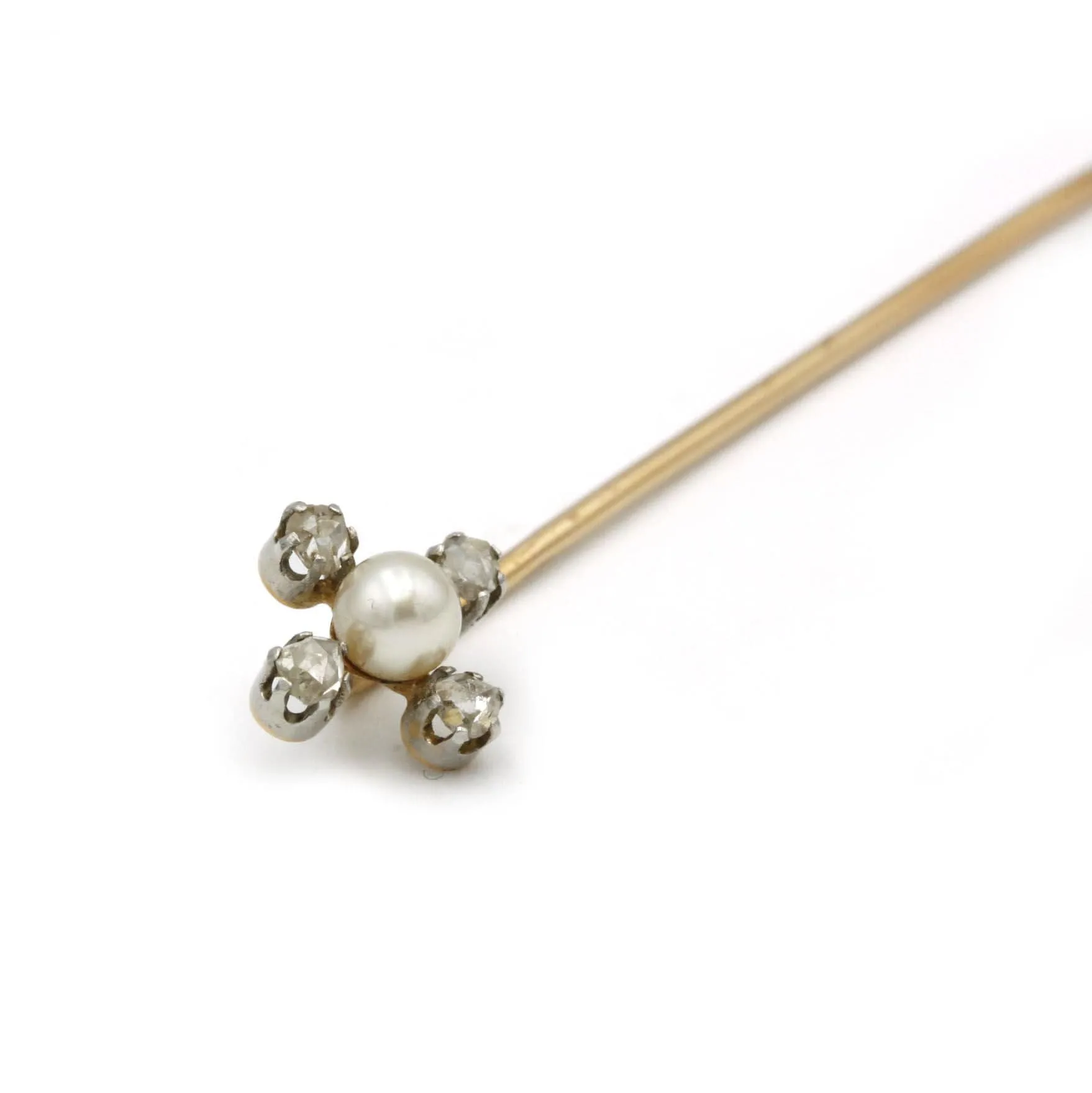 Epingle À Cravate - Or, Diamants & Perle sold by 58 Facettes product image thumbnail 2