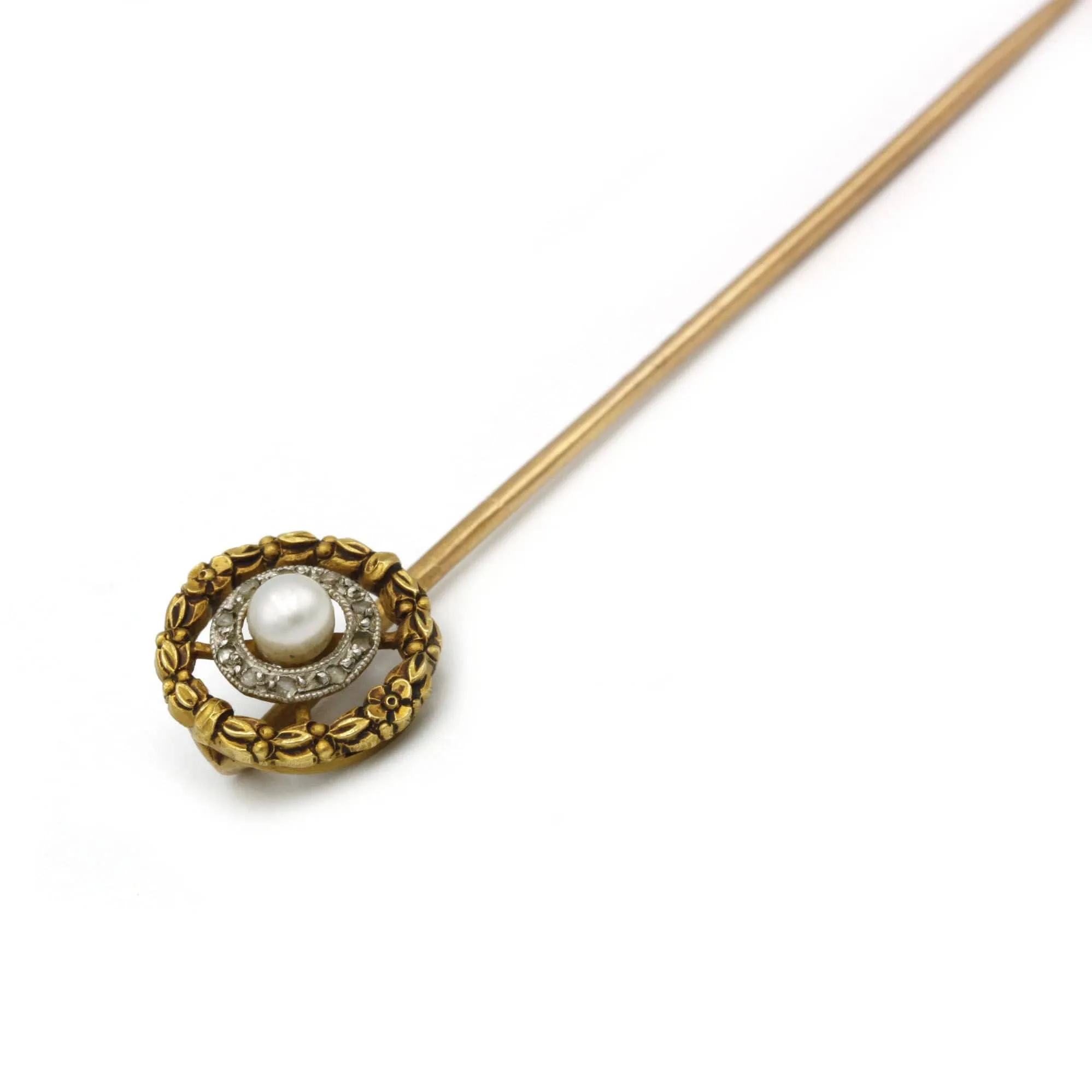 Epingle À Cravate - Or, Diamants & Perle sold by 58 Facettes product image thumbnail 2
