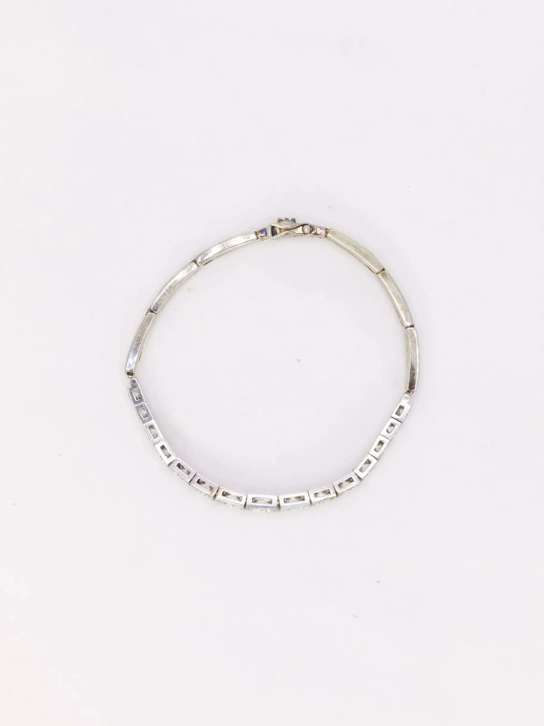 Bracelet vintage chute de diamants 2,5 ct sold by 58 Facettes product image thumbnail 5
