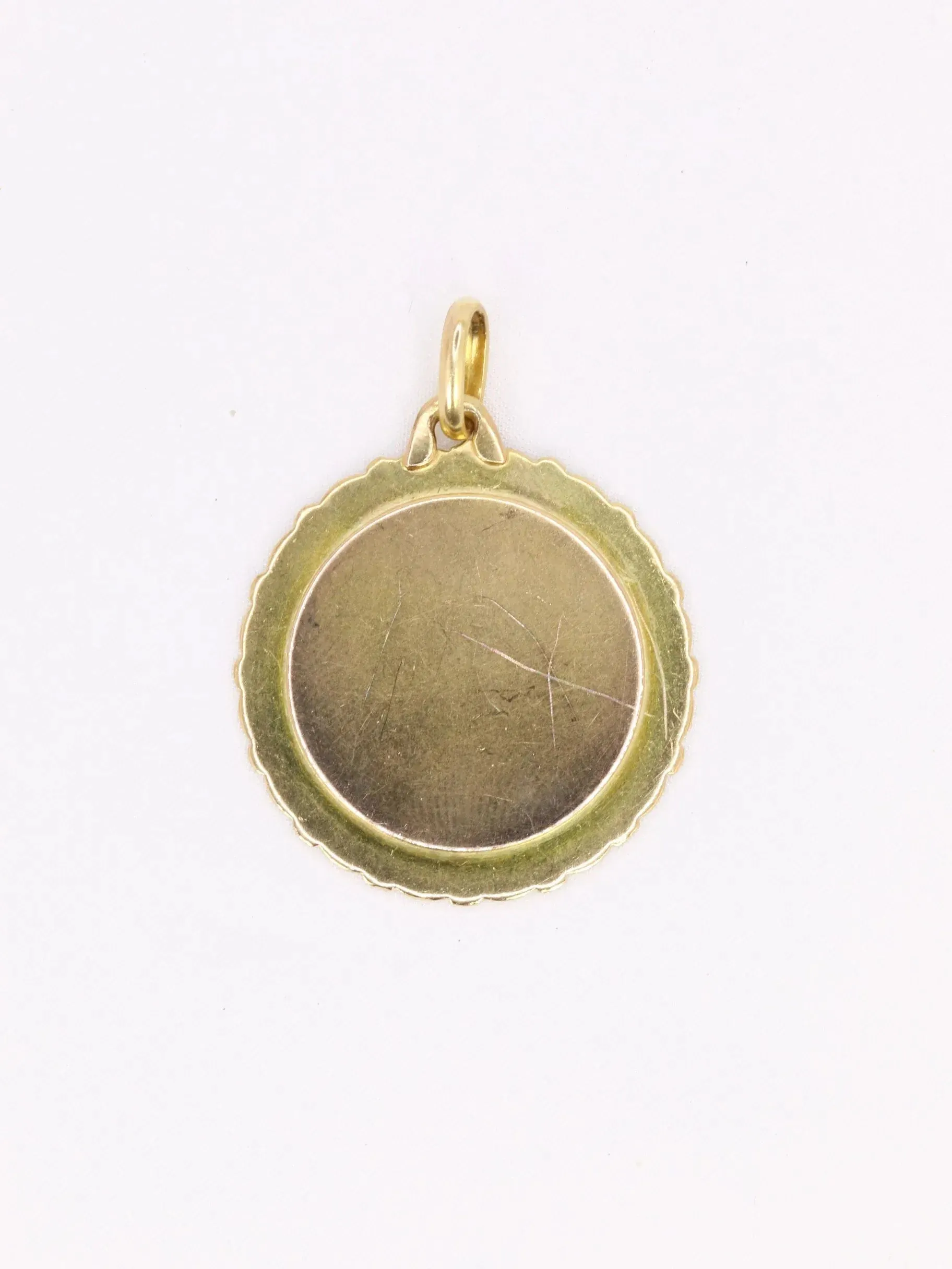 AUGIS - Médaille amour Jumbo or jaune diamant rubis sold by 58 Facettes product image thumbnail 4