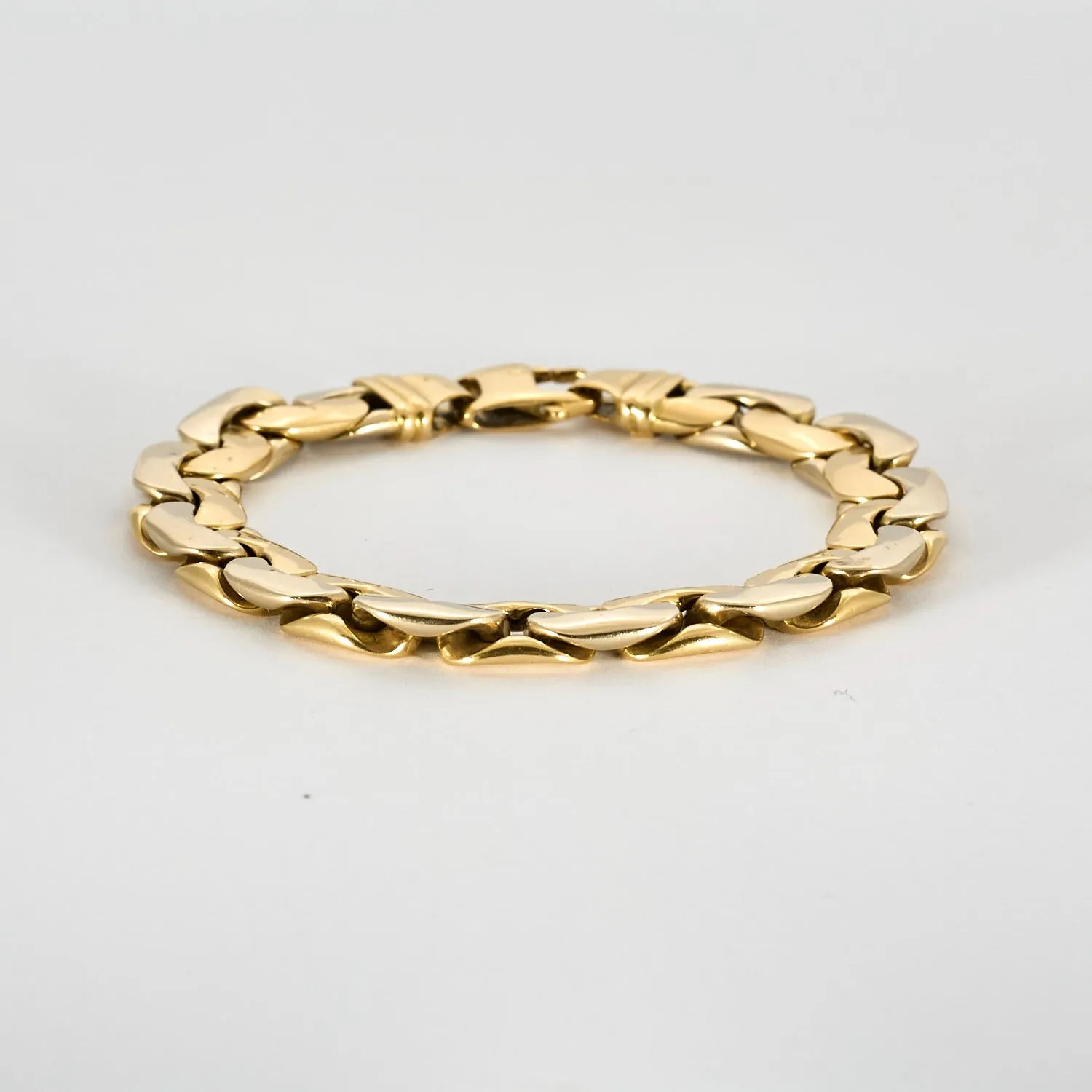 Bracelet 2 ors jaune et or blanc sold by 58 Facettes product image thumbnail 3