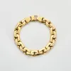 Bracelet 2 ors jaune et or blanc sold by 58 Facettes