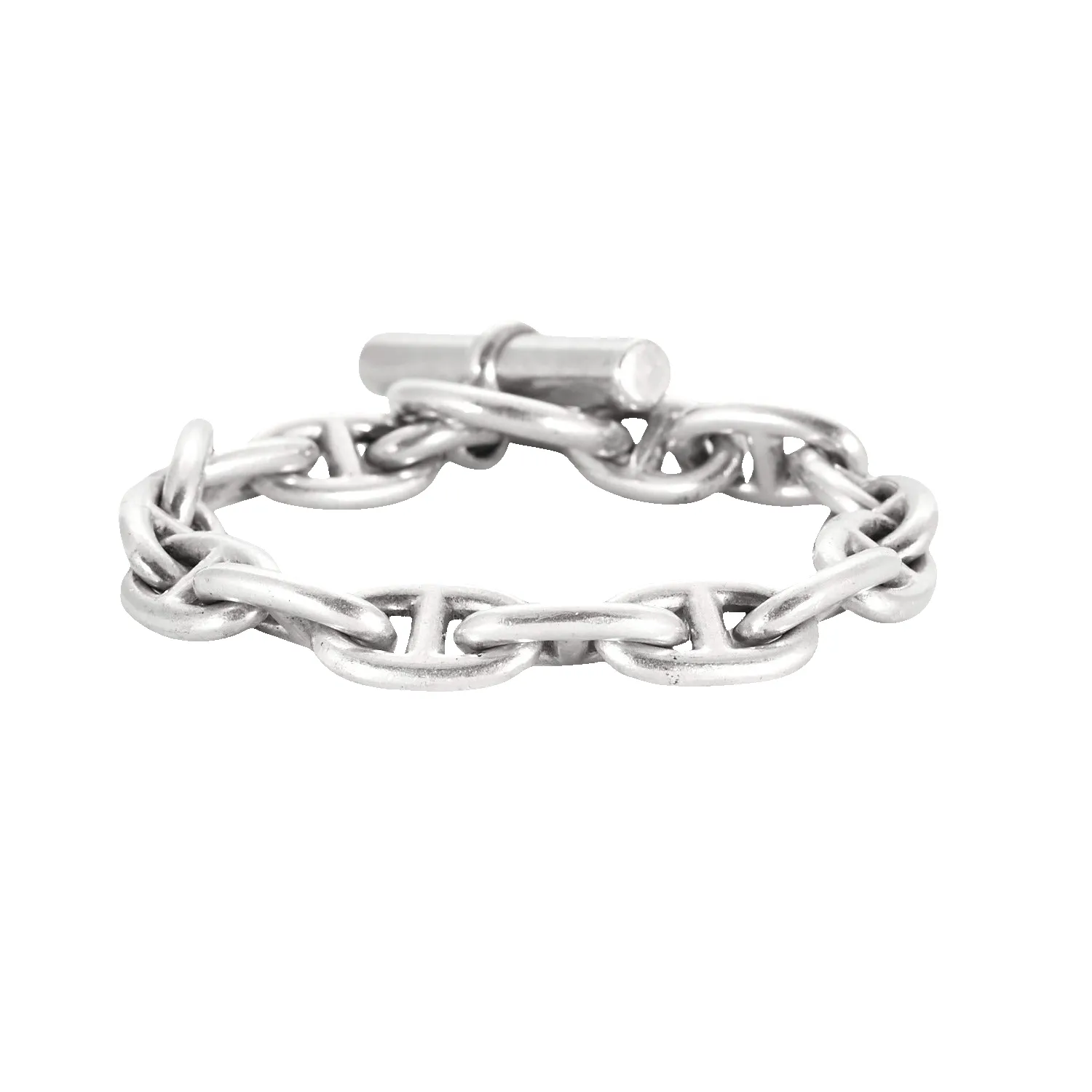 HERMES - Chaîne d'ancre moyen modèle - Bracelet en argent sold by 58 Facettes