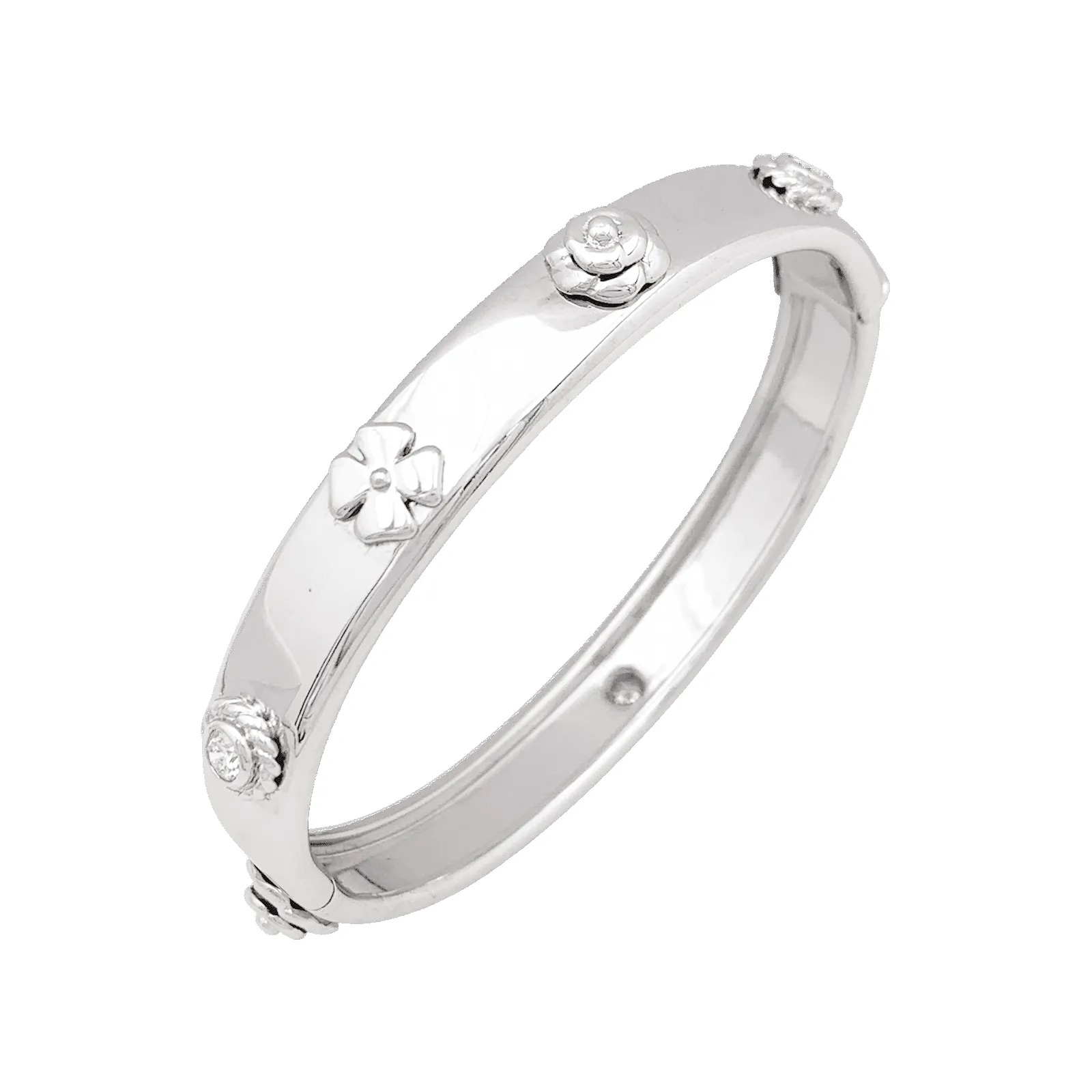 Bracelet Chanel "Trois Symboles" or blanc, diamants. sold by 58 Facettes product image thumbnail 5