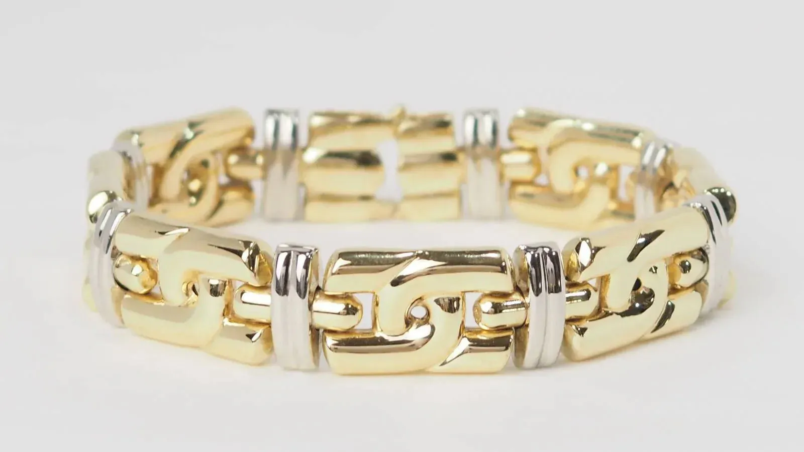 Bracelet Chimento en or jaune et blanc sold by 58 Facettes product image thumbnail 5