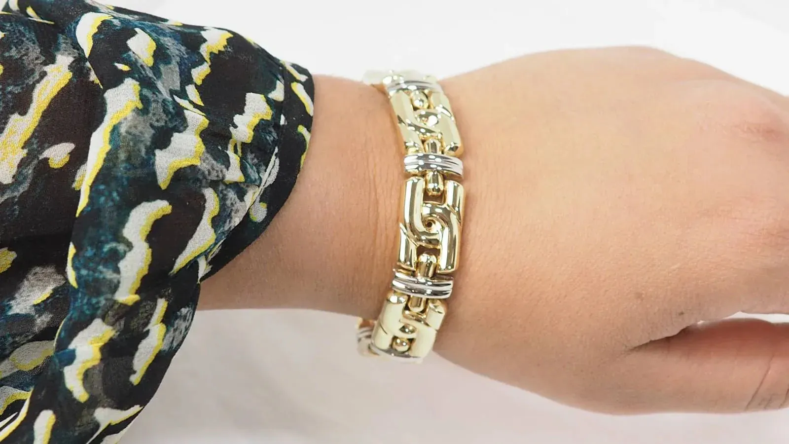 Bracelet Chimento en or jaune et blanc sold by 58 Facettes product image thumbnail 3