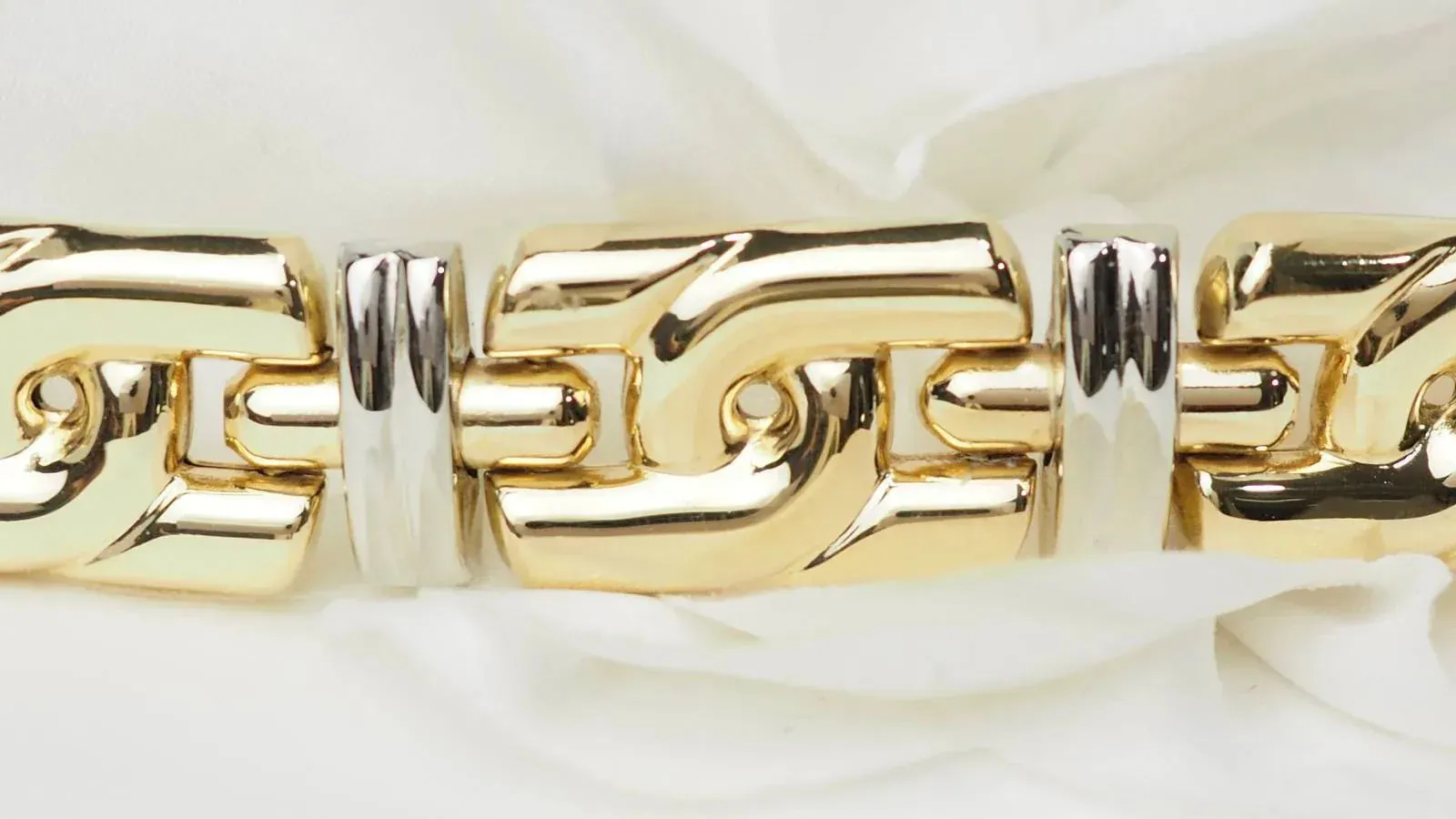 Bracelet Chimento en or jaune et blanc sold by 58 Facettes product image thumbnail 4