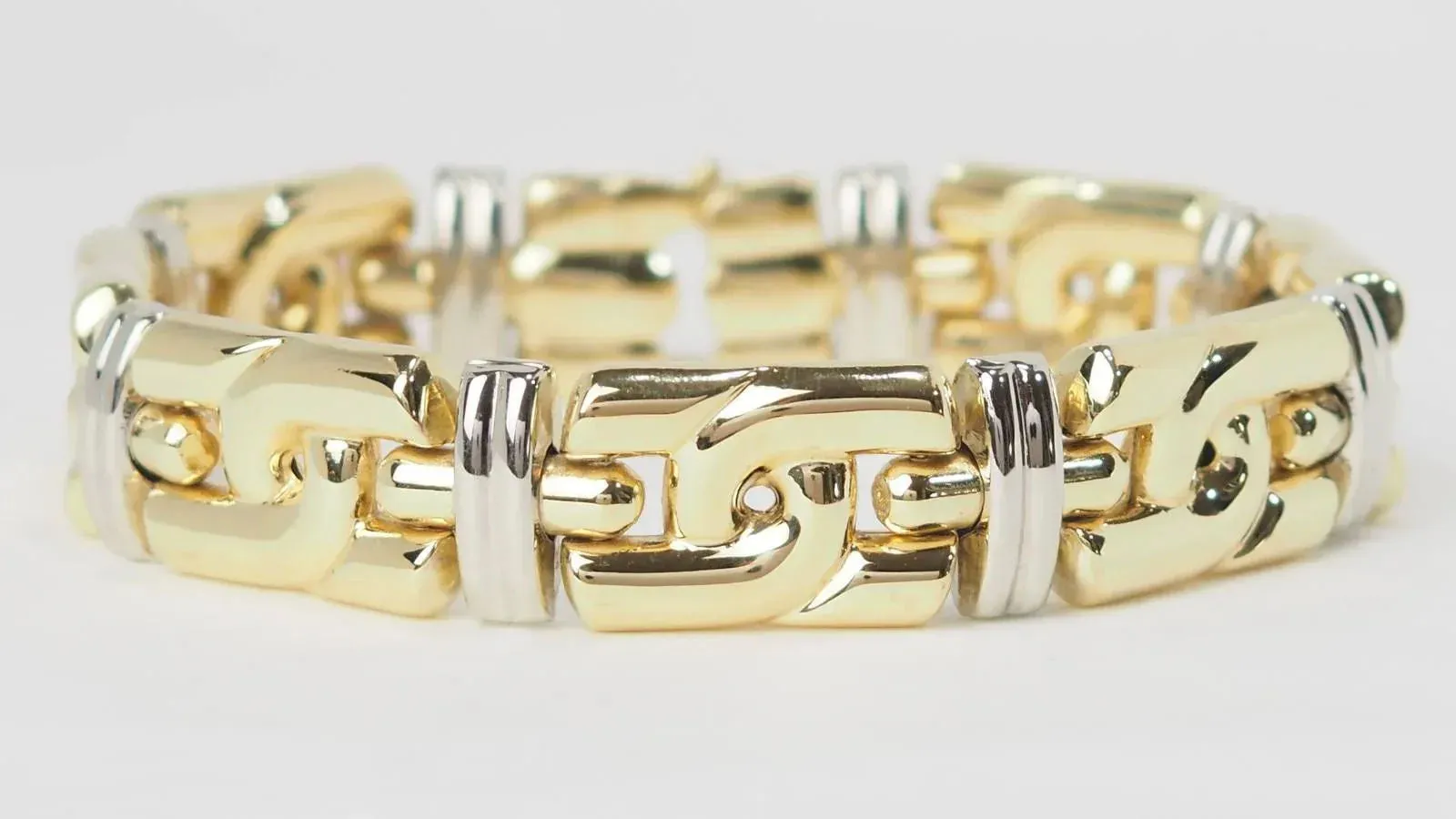 Bracelet Chimento en or jaune et blanc sold by 58 Facettes product image thumbnail 2