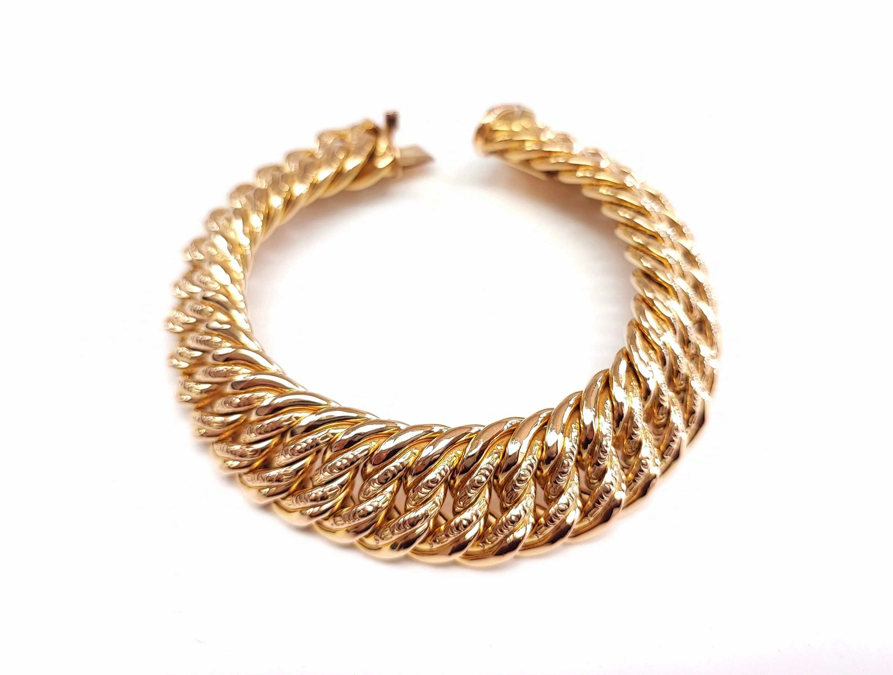 Bracelet maille américaine or jaune sold by 58 Facettes product image thumbnail 5