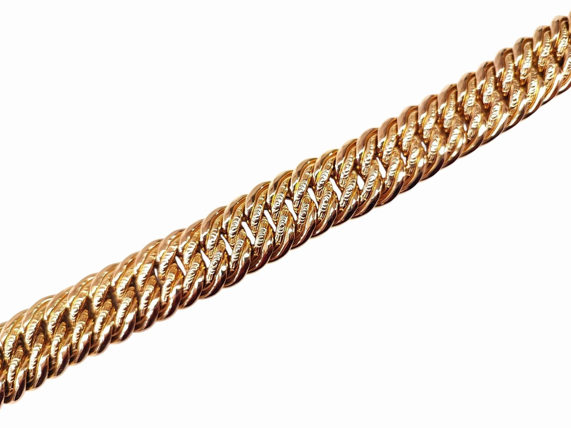 Bracelet maille américaine or jaune sold by 58 Facettes product image thumbnail 3