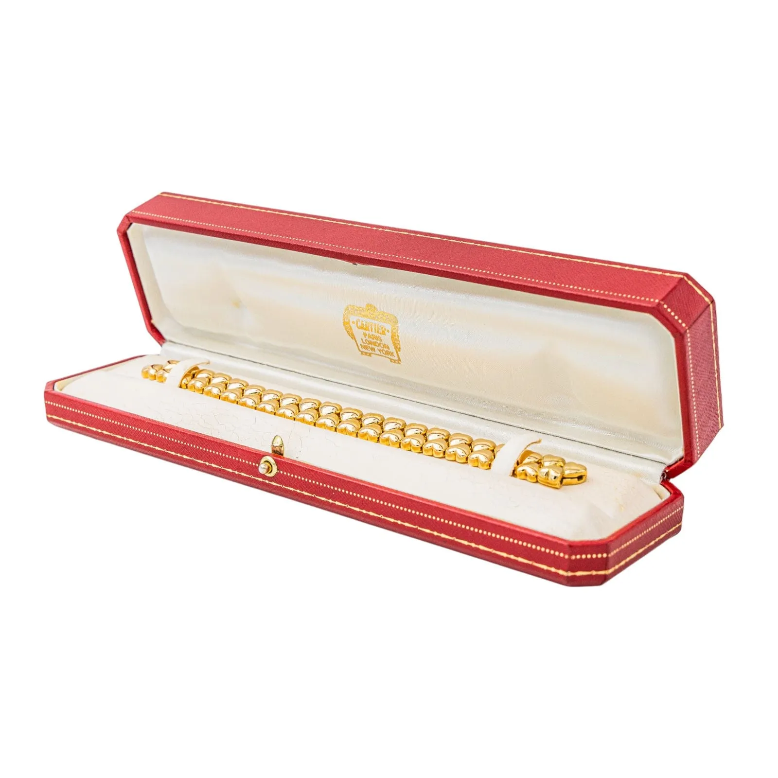 Cartier Bracelet Double coeur Or jaune sold by 58 Facettes product image thumbnail 3