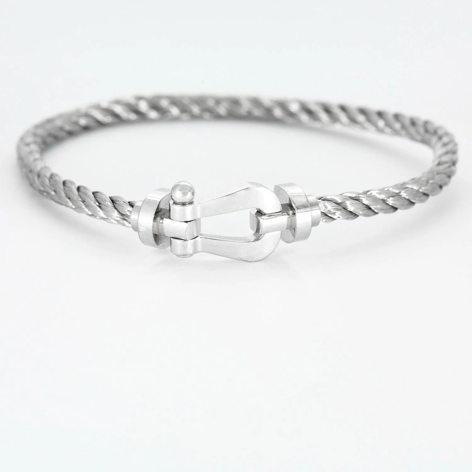 FRED - Force 10 - Bracelet en or gris et acier sold by 58 Facettes product image thumbnail 3