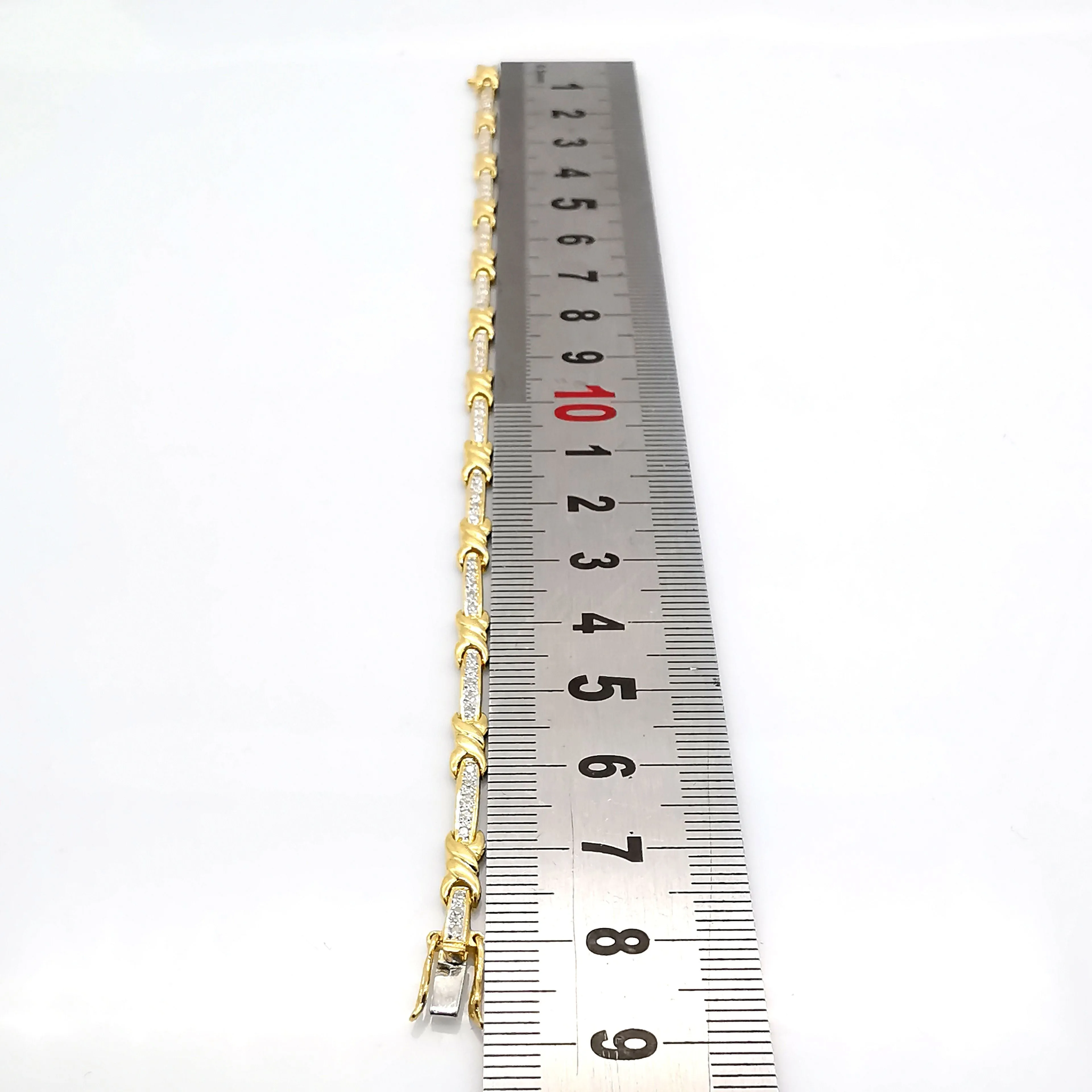 Bracelet en or jaune diamants sold by 58 Facettes product image thumbnail 4