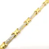 Bracelet en or jaune diamants sold by 58 Facettes
