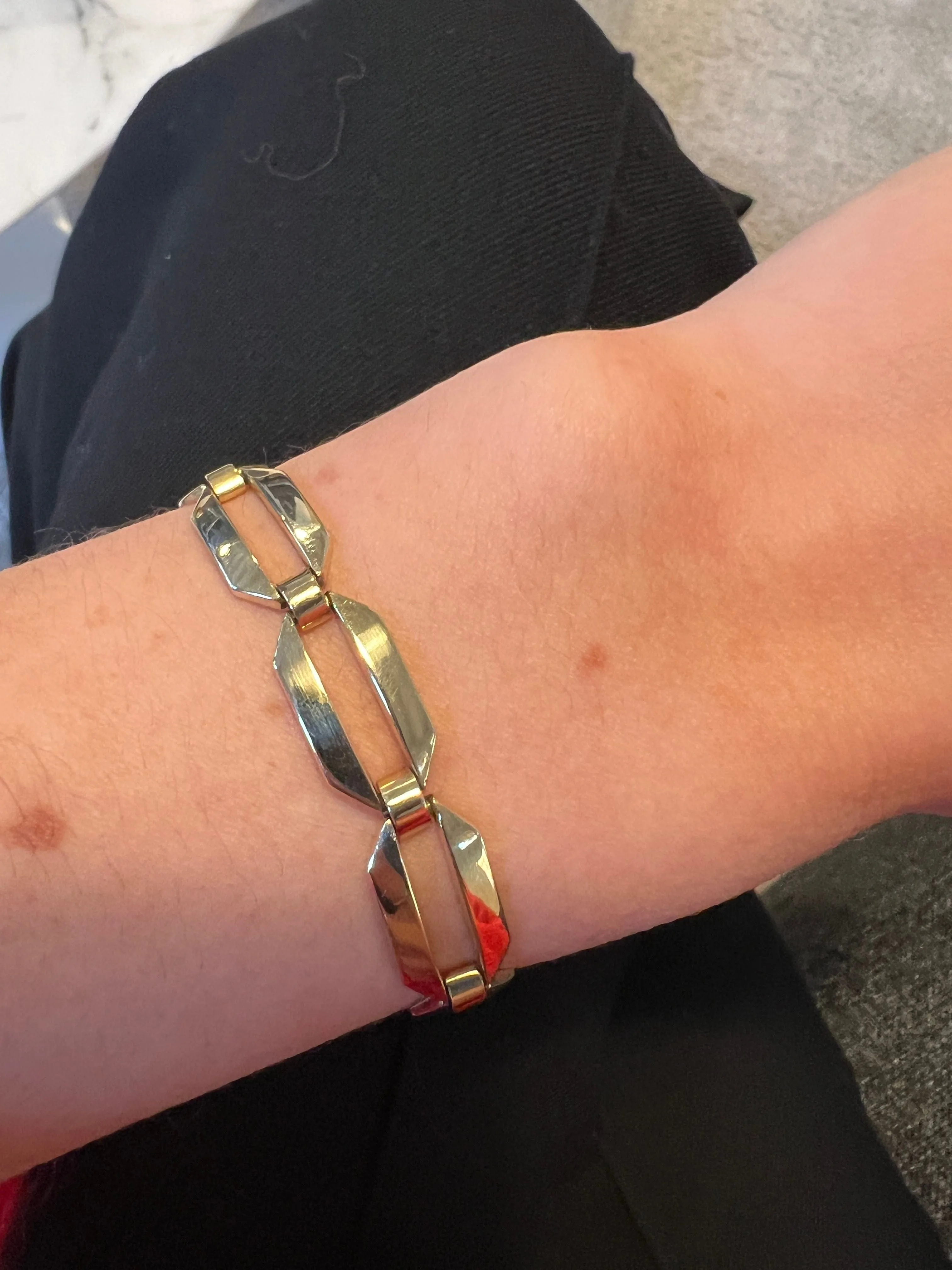 Bracelet Vintage Circa 50 Or Jaune 18 Carats sold by 58 Facettes product image thumbnail 3