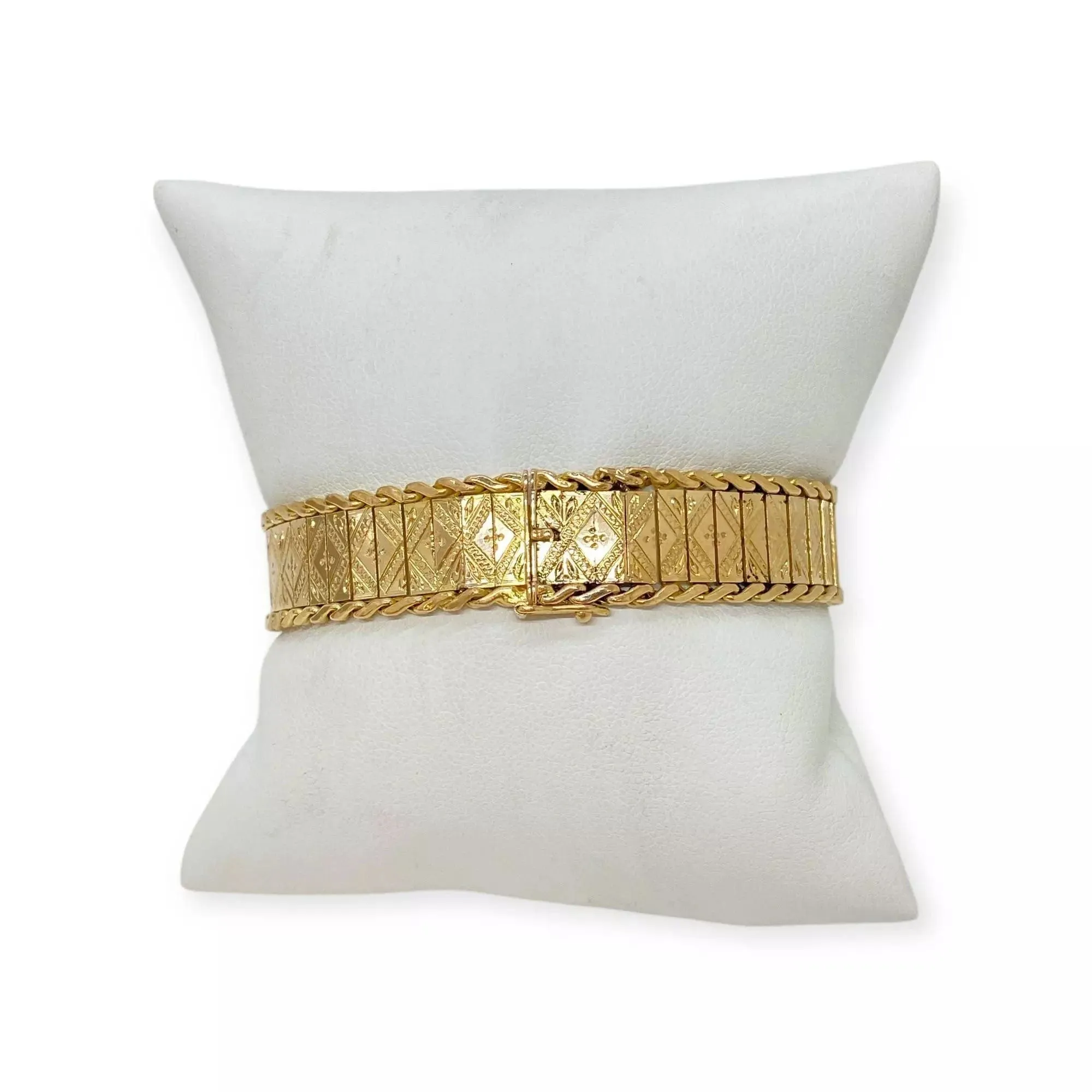 Bracelet manchette or jaune sold by 58 Facettes product image thumbnail 2