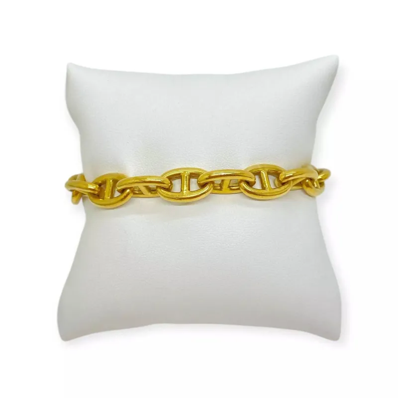 Bracelet maille marine or jaune sold by 58 Facettes