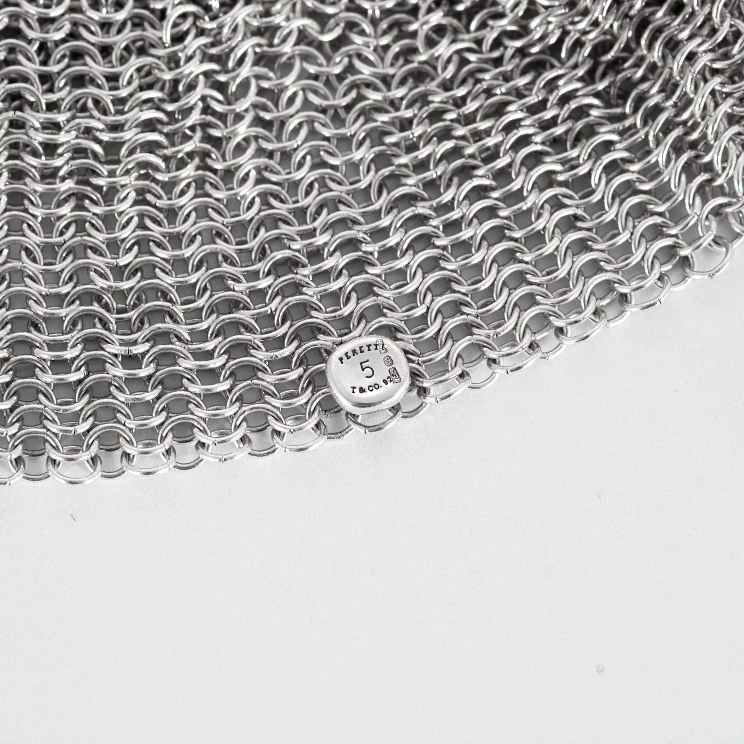 TIFFANY & CO - Elsa Peretti - Bracelet Maille en Argent Taille L sold by 58 Facettes product image thumbnail 4