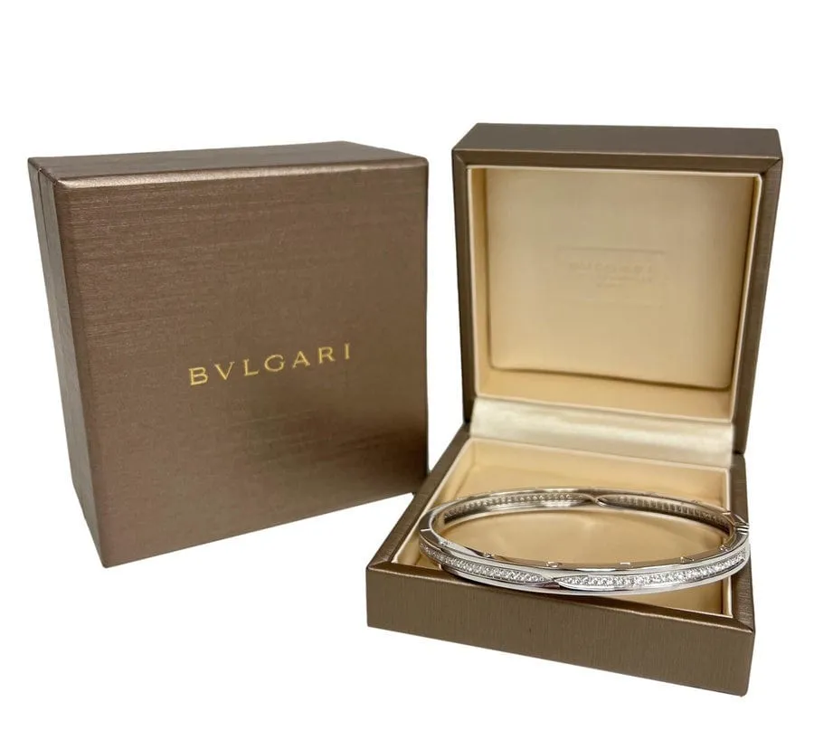BULGARI - Bracelet B.Zero1 en or blanc et diamants sold by 58 Facettes product image thumbnail 5