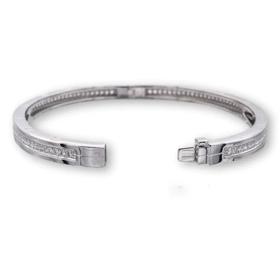BULGARI - Bracelet B.Zero1 en or blanc et diamants sold by 58 Facettes product image thumbnail 4