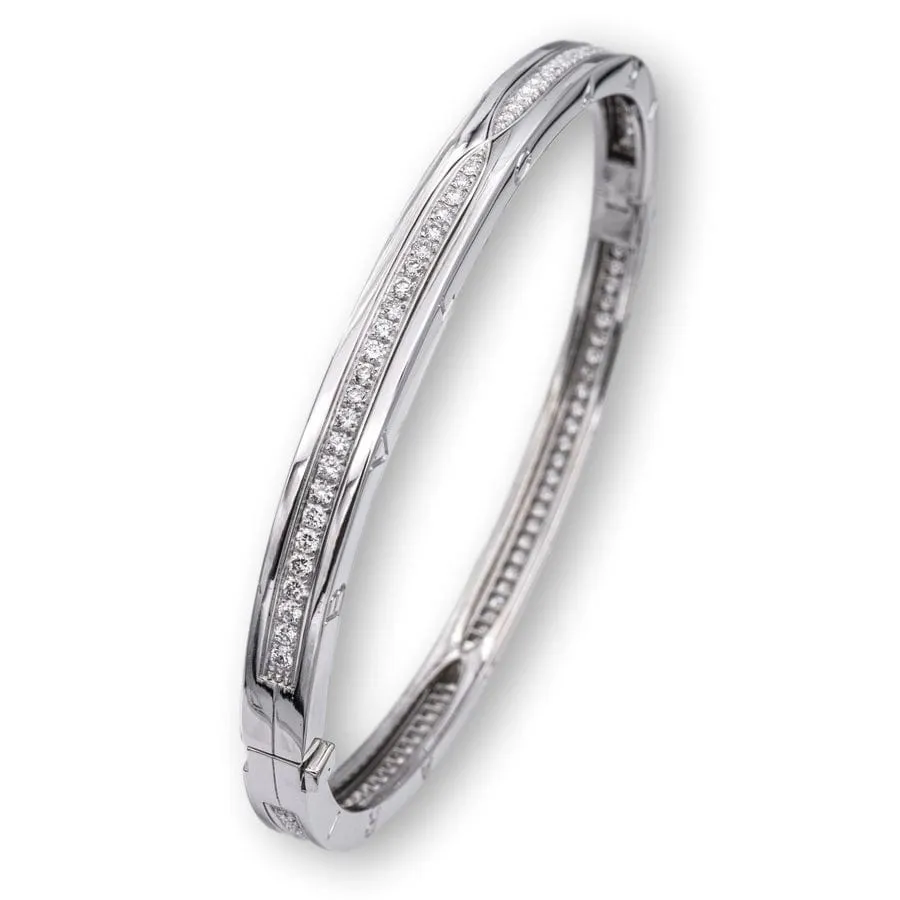 BULGARI - Bracelet B.Zero1 en or blanc et diamants sold by 58 Facettes