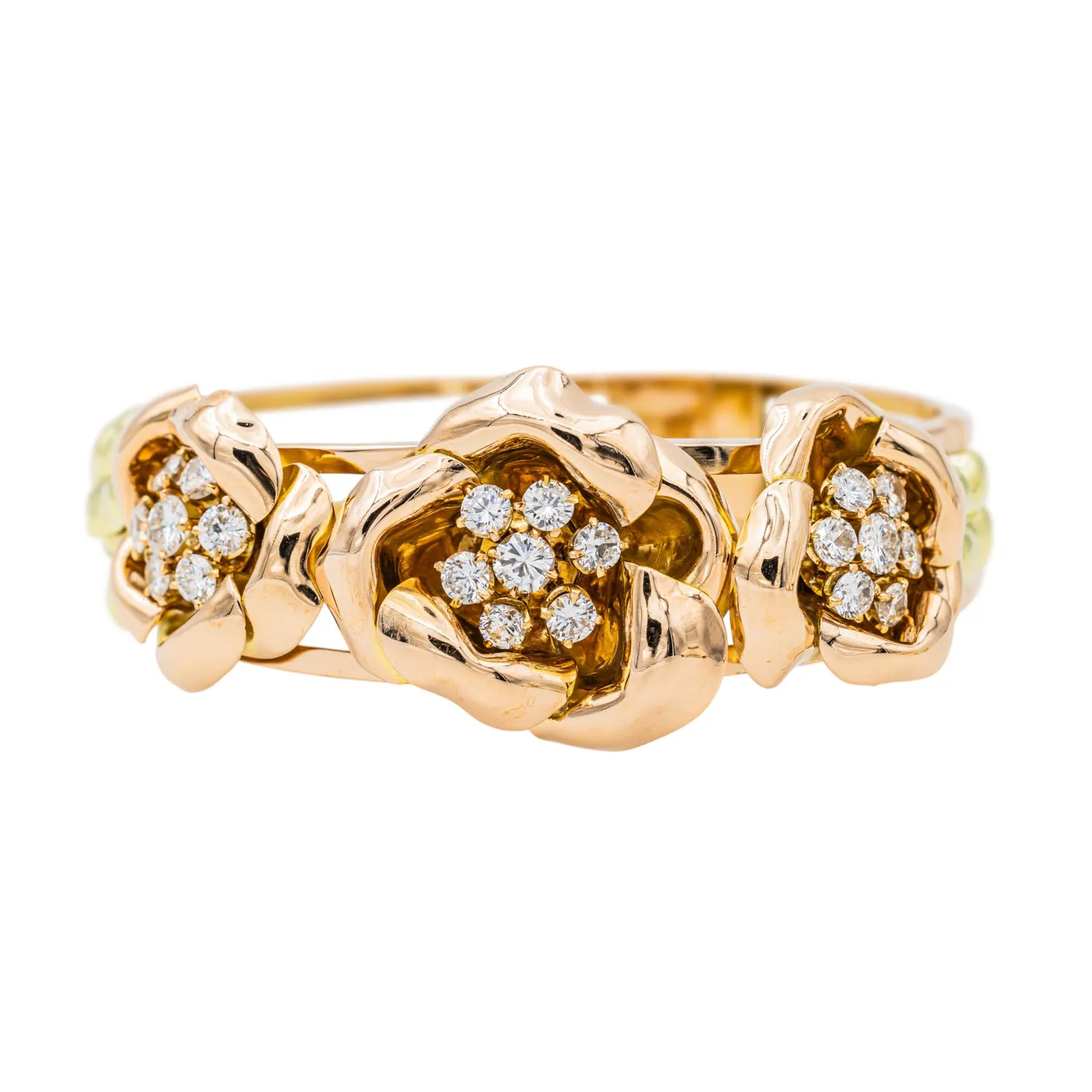 Bracelet Manchette Or rose Diamant sold by 58 Facettes