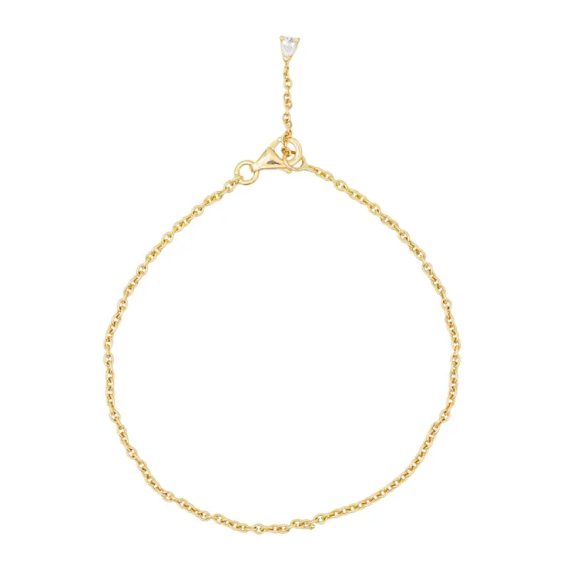 Bracelet Or jaune Diamant sold by 58 Facettes