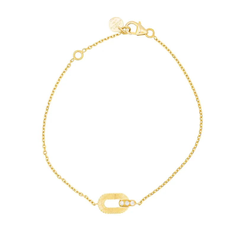 Arthus Bertrand Bracelet Ruban Or jaune Diamant sold by 58 Facettes